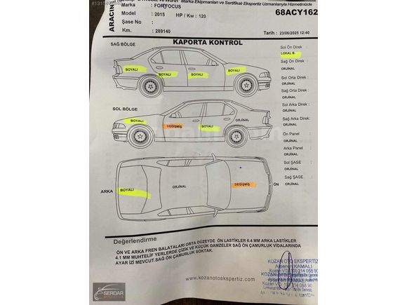 Galeriden Ford Focus 1.5 TDCi Trend X 2015 Model Konya 306.000 km