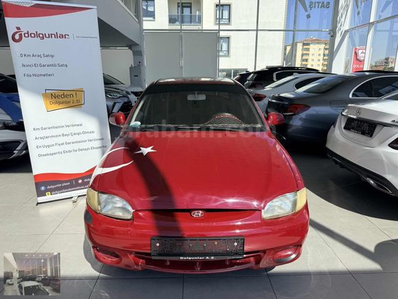 Dolgunlar Aş 1998 Hyundai Accent 1.3Lpg Kırmızı Renk Temiz