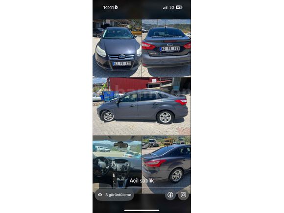 Sahibinden Ford Focus 1.6 TDCi Trend X 2013 Model 