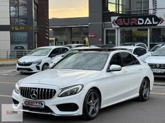 2015 MERCEDES-BENZ C200D AMG İMZALI CAM TAVAN+ISITMA+G.GÖRŞ