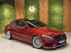 LOST CAR'dan KUSURSUZ SÜNBÜL KIRMIZISI c200d AMG DÜŞÜK KM