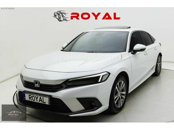 ROYAL GARAGE'DAN 2021 HONDA CİVİC ECO ELEGANCE-SUNROOF-BOYASIZ