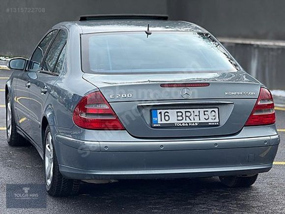 Tolga HAS'dan/E 200/EMSALSİZ/183,000KM/2004MODEL/ÇOK TEMİZ