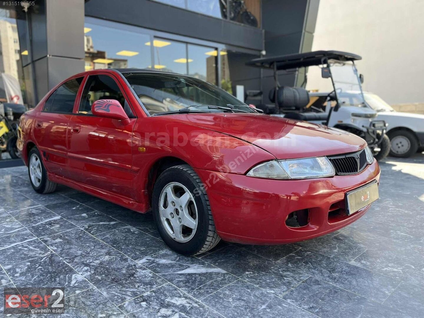 Galeriden Mitsubishi Carisma 1.8 GDI Avance 2000 Model Denizli 293.345 km Kırmızı 3