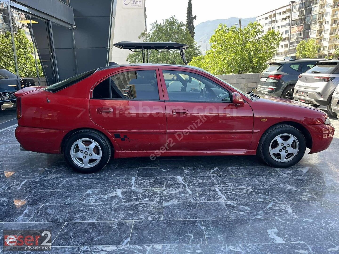 Galeriden Mitsubishi Carisma 1.8 GDI Avance 2000 Model Denizli 293.345 km Kırmızı 4
