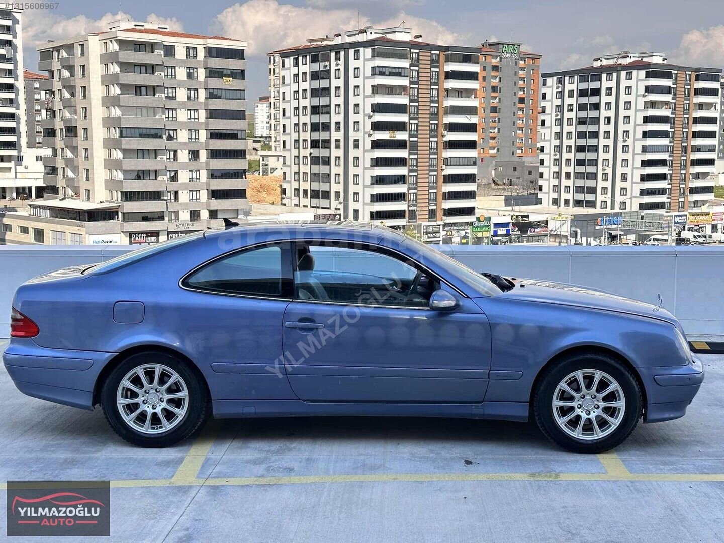 Galeriden Mercedes - Benz CLK 200 Kompressor Avantgarde 2001 Model Gaziantep 360.000 km Mavi 5