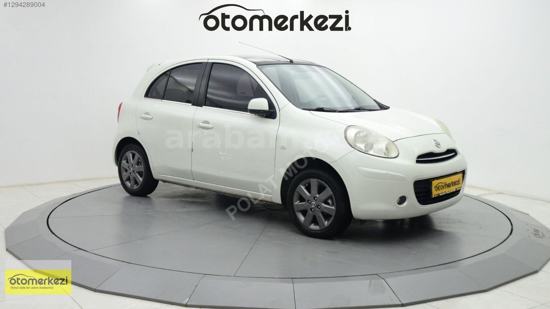 Galeriden Nissan Micra 1.2 Platinum 2012 Model Kırşehir 53.000 km Beyaz 2