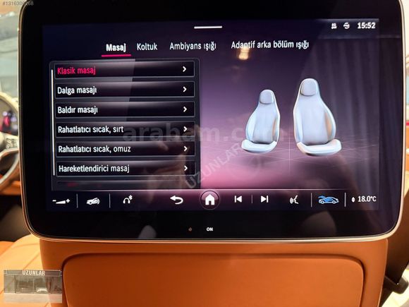BAYİ 2025 MODEL S450D LONG-HEAD UP+DESIGNO-ÖN ARKA MASAJ- FULL