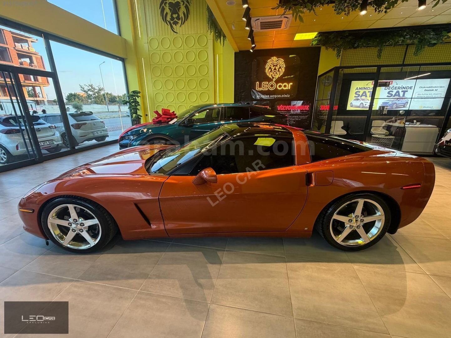 Galeriden Chevrolet Corvette C6 2009 Model Antalya 113.000 km Turuncu 4
