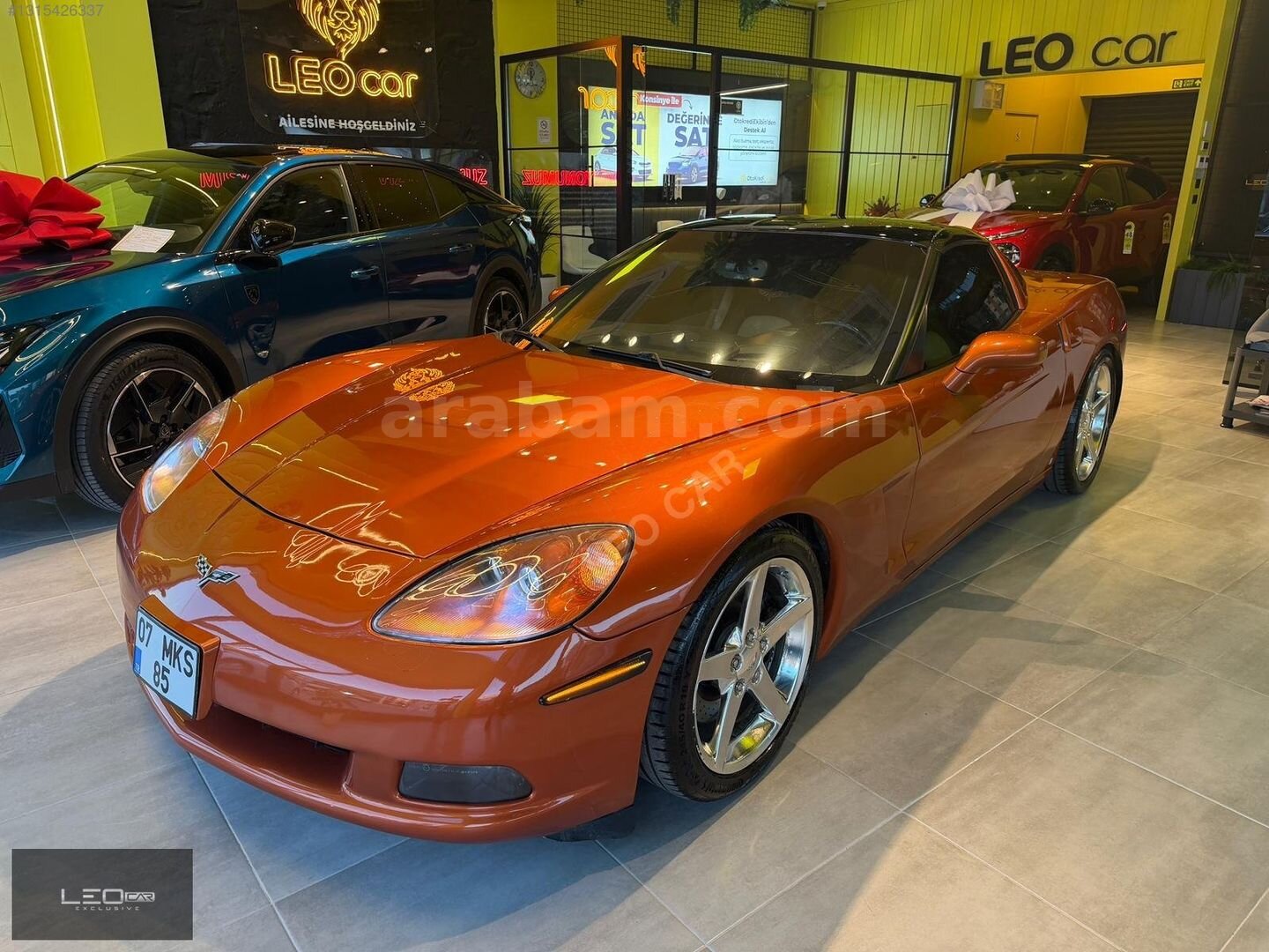 Galeriden Chevrolet Corvette C6 2009 Model Antalya 113.000 km Turuncu 7