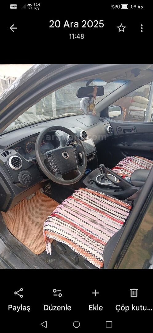 Sahibinden KGM SsangYong Actyon Sports 2.0 SXDI 4x2 2008 Model İzmir 270.000 km Siyah 5