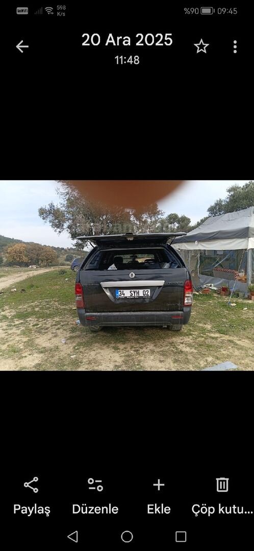Sahibinden KGM SsangYong Actyon Sports 2.0 SXDI 4x2 2008 Model İzmir 270.000 km Siyah 3