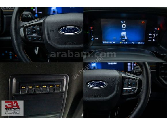 3A PREMİUM FORD RANGER 2.0 ECOBLUE 4x4 WİLDTRAK X HATASIZ
