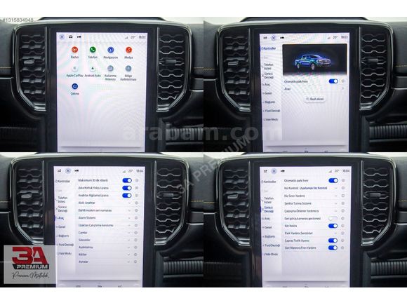 3A PREMİUM FORD RANGER 2.0 ECOBLUE 4x4 WİLDTRAK X HATASIZ