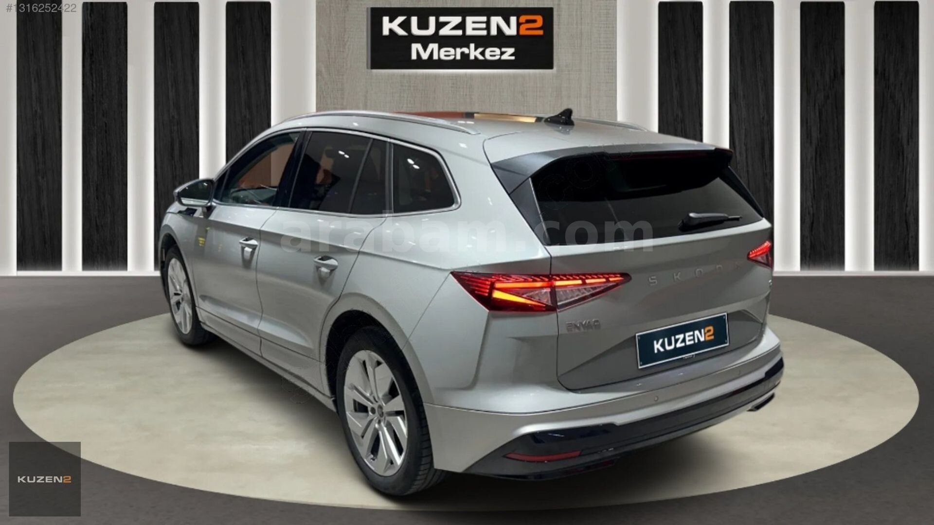 Galeriden Skoda Enyaq E-Prestige 2025 Model İstanbul 8.500 km Gri 7