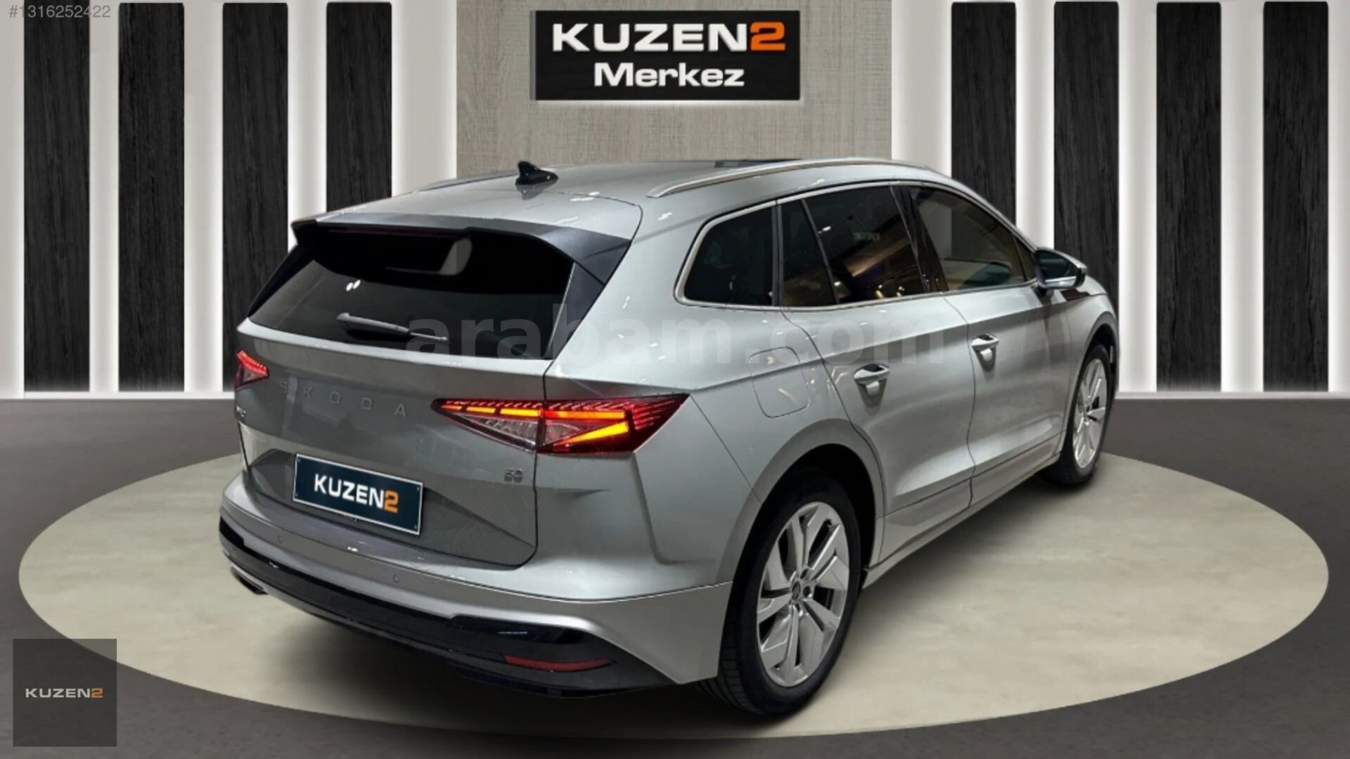 Galeriden Skoda Enyaq E-Prestige 2025 Model İstanbul 8.500 km Gri 5