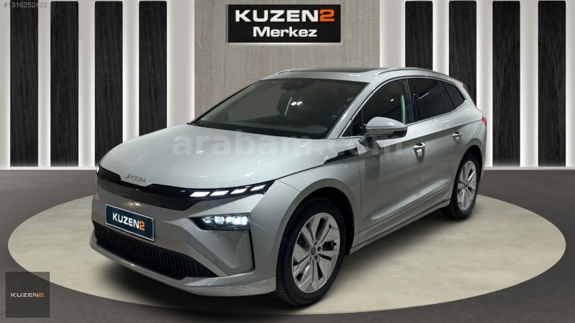 Galeriden Skoda Enyaq E-Prestige 2025 Model İstanbul 8.500 km Gri 1