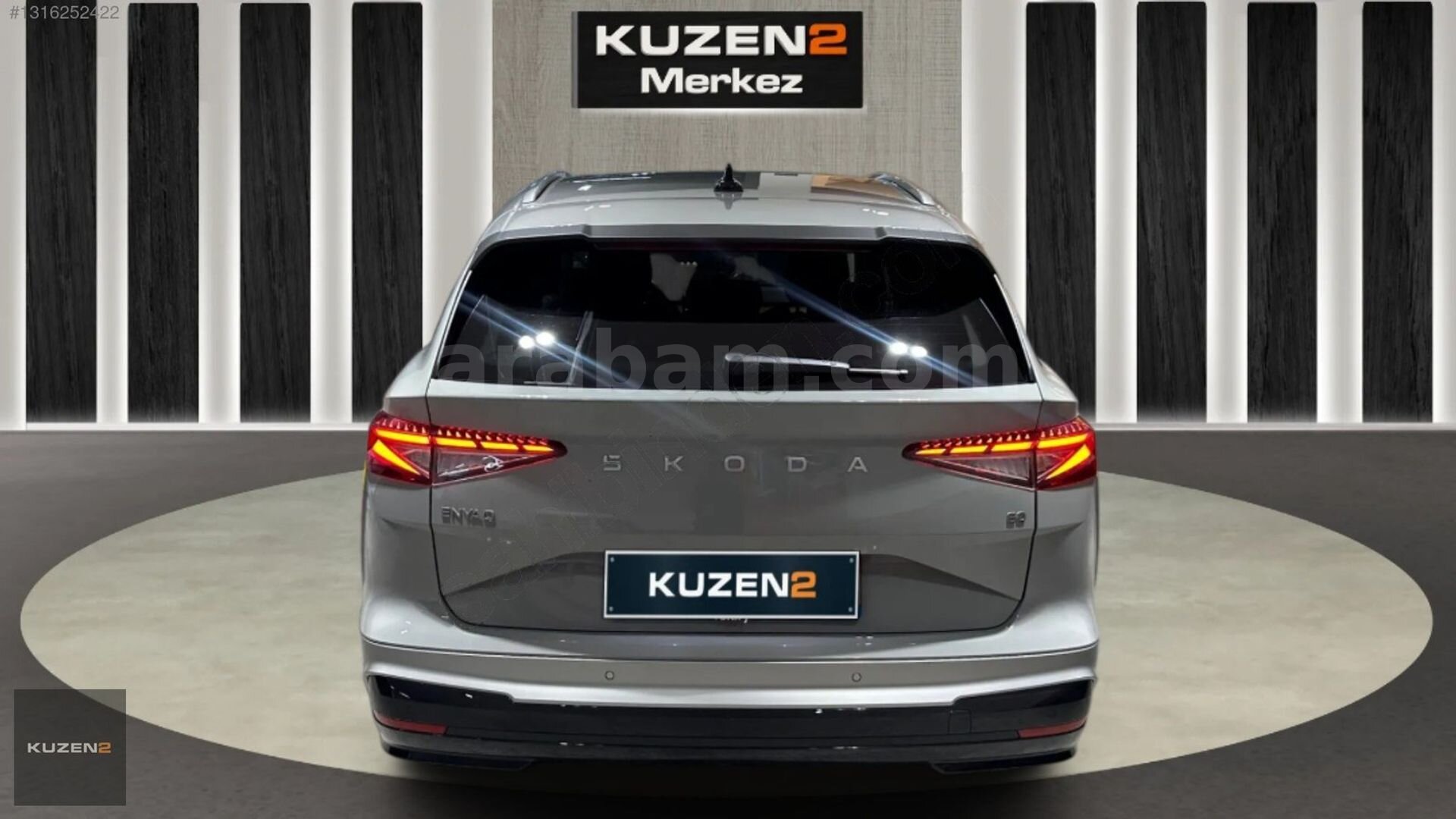 Galeriden Skoda Enyaq E-Prestige 2025 Model İstanbul 8.500 km Gri 6