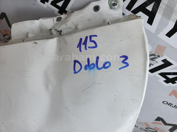 FİAT DOBLO 3 SOL ÖN ÇAMURLUK BEYAZ