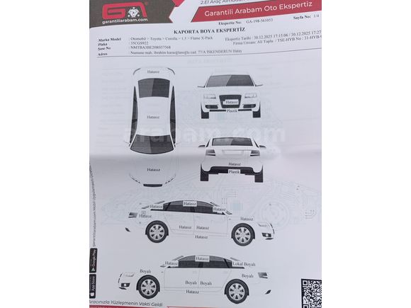 Sahibinden Toyota Corolla 1.5 Flame X-Pack 2022 Model
