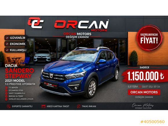 ORCAN MOTORS dan 2021 Sandero Stepway 1.0 Turbo Prestige X-Troni