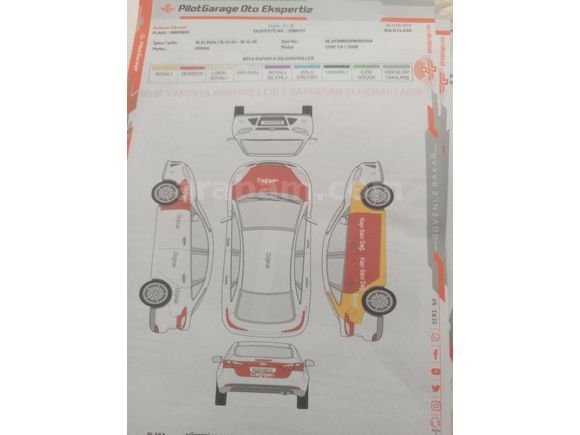 Sahibinden Honda Civic 1.6i VTEC Dream 2009 Model