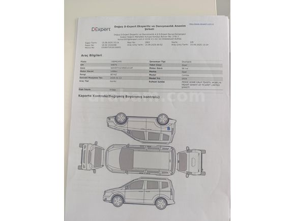 Sahibinden Opel Combo Life 1.5 D Edition 2024 Model