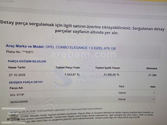!CAM TAVAN!-COMBO LİFE-ELEGANCE-SADECE 22.000 KM'DE-OTOMATİK