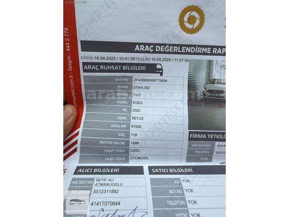 2020 MODEL OTOMOTİK VİTES ORJ KM