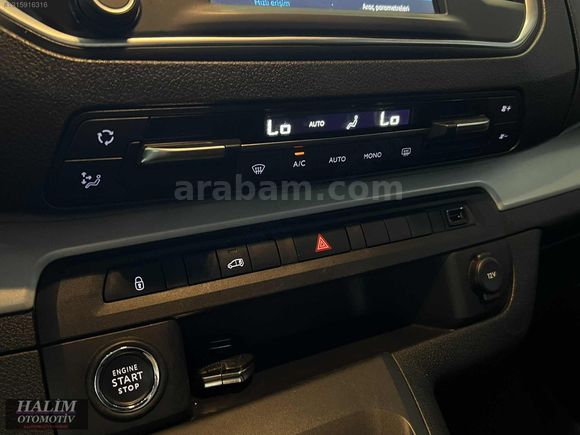 HALİMOTOMOTİV.2023 PEUGEOT EXPERT 1.5BLUEHDİ BOYASIZ +MULTİMEDYA