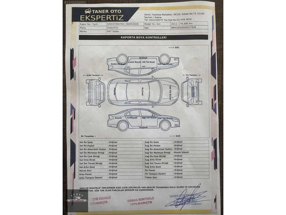 YILDIRIM AUTO'DAN 2013 FİAT DOBLO 1.3 MULTİJET EASY