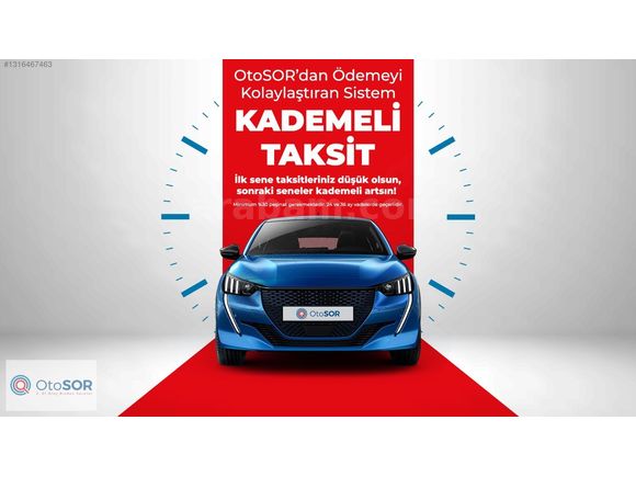 OTOSOR'DAN 174 BİN PEŞİN,24 AY SENETLİ 2017 FİAT DOBLO ORİJİNAL