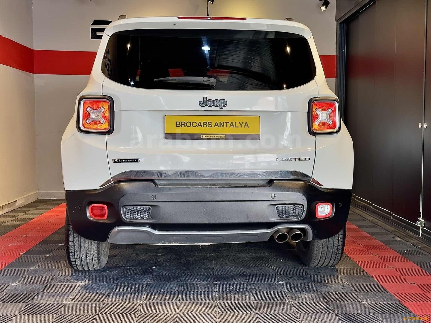 Galeriden Jeep Renegade 1.6 MultiJet Limited 2015 Model Antalya 258.000 km Beyaz 7