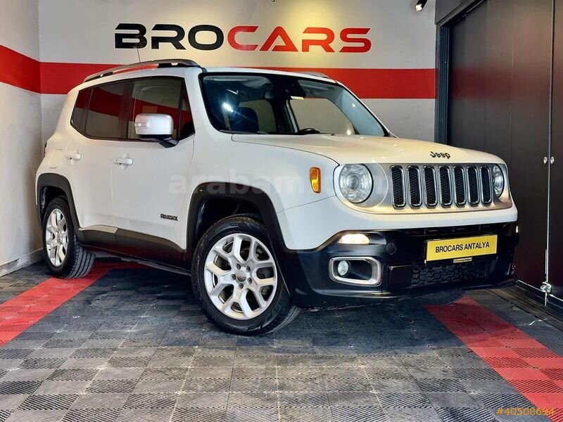 Galeriden Jeep Renegade 1.6 MultiJet Limited 2015 Model Antalya 258.000 km Beyaz
