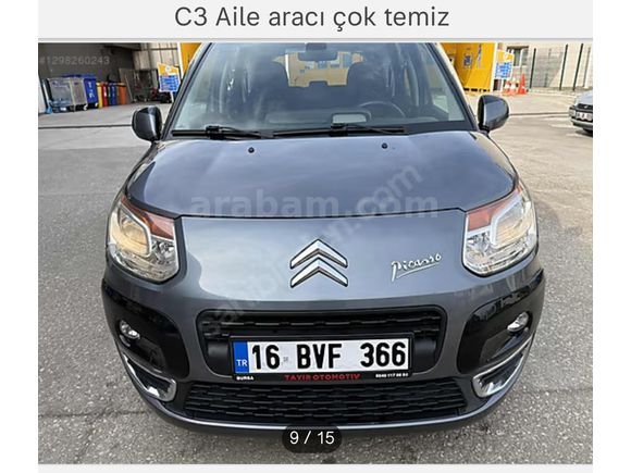 Sahibinden Citroen C3 Picasso 1.6 HDi SX 2012 Model Manisa