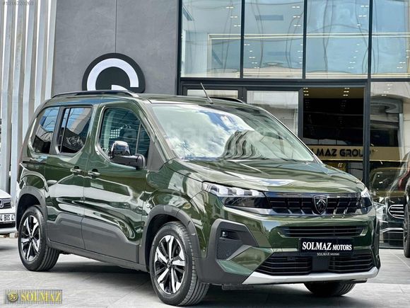 SOLMAZ MOTORS PEUGEOT RİFTER GT HATASIZ LANSMAN OLİVİA YEŞİL