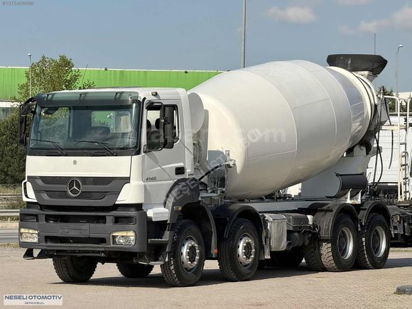NEŞELİ İSTANBUL- 2010 MERCEDES AXOR 4140 MİKSER 12M³+SIFIR KAZAN