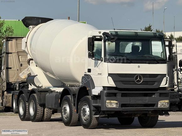 NEŞELİ İSTANBUL- 2010 MERCEDES AXOR 4140 MİKSER 12M³+SIFIR KAZAN