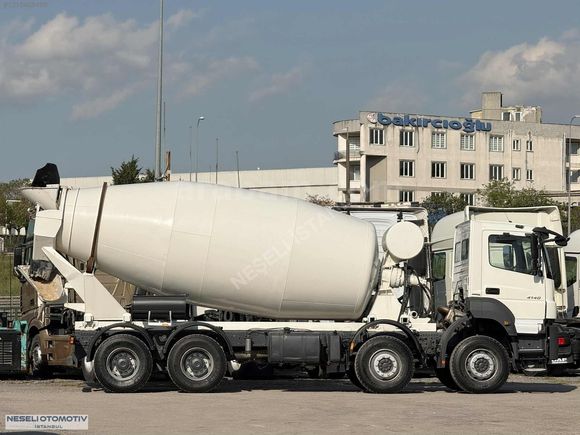 NEŞELİ İSTANBUL- 2010 MERCEDES AXOR 4140 MİKSER 12M³+SIFIR KAZAN