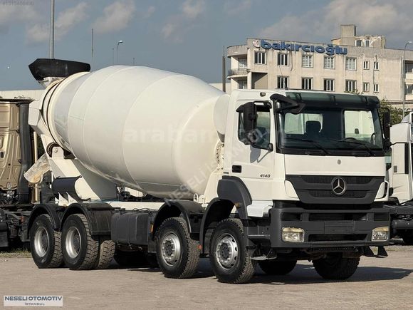 NEŞELİ İSTANBUL- 2010 MERCEDES AXOR 4140 MİKSER 12M³+SIFIR KAZAN