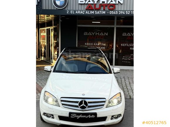 2009 Mercedes C 220 CDI cam tavan bakımlı