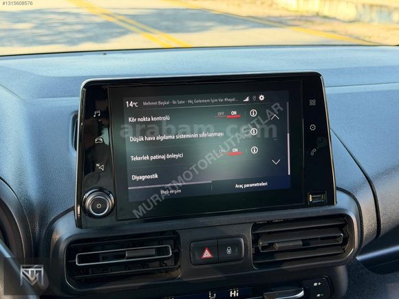 2023 COMBO ULTİMATE-36.000KM-CAMTVN-GÜVENLİKPAK-ORTAKONSOL-OTMTK