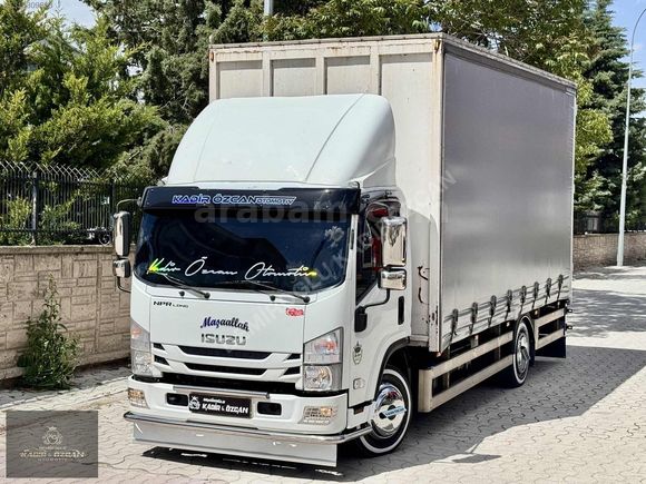 2016 ISUZU NPR LONG ORJ 320.BİN KM'DE KLİMALI KAYAR PERDE