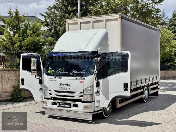 2016 ISUZU NPR LONG ORJ 320.BİN KM'DE KLİMALI KAYAR PERDE