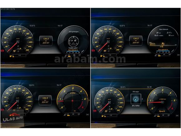 ULAŞ AUTO'DAN 2017 MERCEDES E220D 4 MATİC ISITMA/COMMAND/CAM TAV