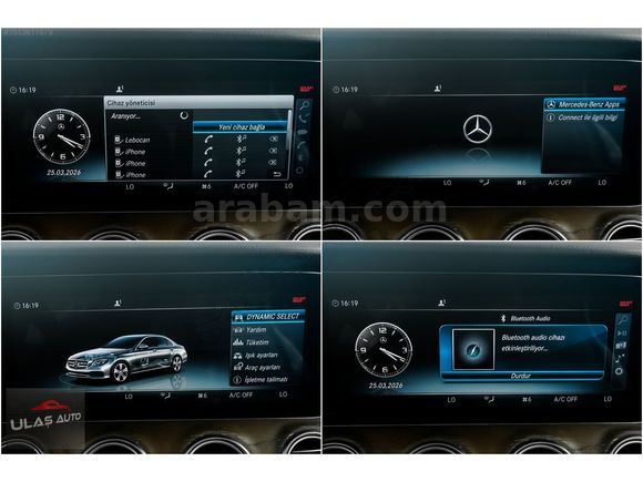 ULAŞ AUTO'DAN 2017 MERCEDES E220D 4 MATİC ISITMA/COMMAND/CAM TAV
