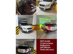 Sahibinden Skoda Yeti 1.6 TDI Active Greenline 2013 Model  246.000 km Beyaz