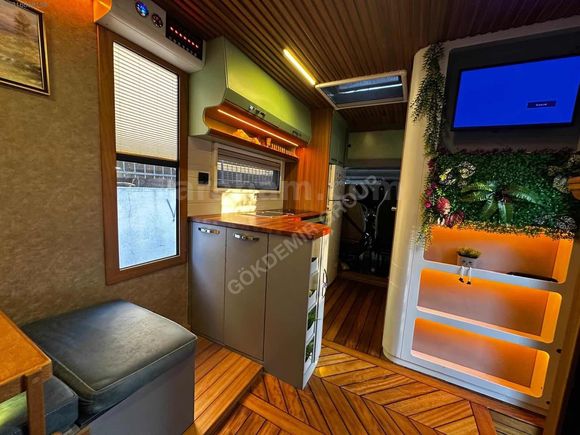 GÖKDEMİR GROUP'TAN 2025 YAPIMI BALKONLU ŞÖMİNELİ LÜKS KARAVAN