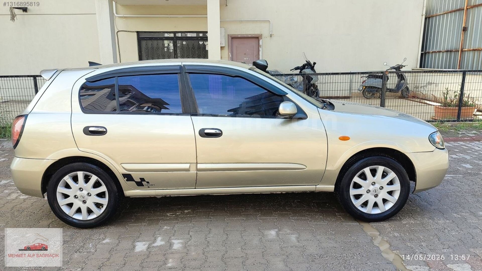 Galeriden Nissan Almera 1.5 Tekna 2005 Model Balıkesir 233.000 km Bej 4