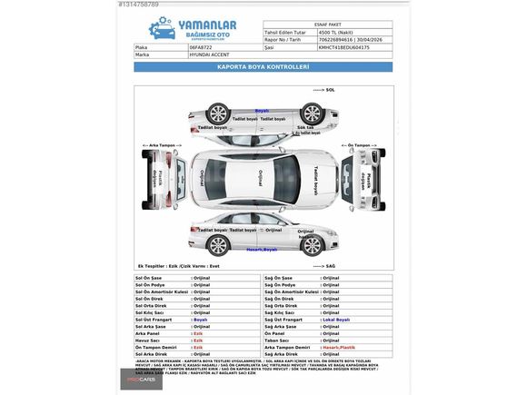 "PROCARS" 2013 OTOMATİK SIFIR LPG'li-DEĞİŞENSİZ MODE PLUS 109 HP